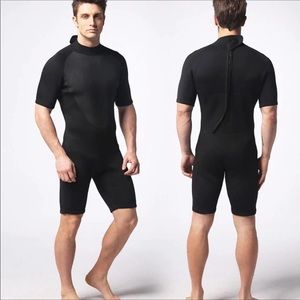 Neoprene wetsuit short scuba bodysuit